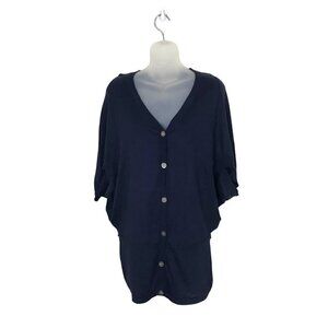Marni Navy Blue Extra Long Cardigan Size L (40)
